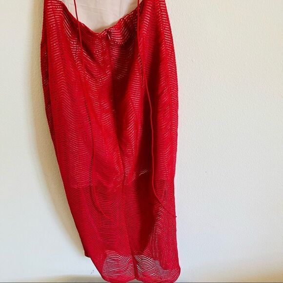 KEEPSAKE WOMEN'S Red Ochre Think Twice Lace Dress Size Small NWT - Picture 8 of 13